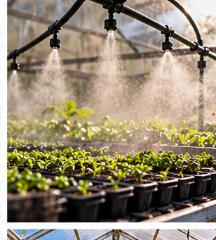 Best Greenhouse Misting System for Propagation: Fine Droplets, Short Cycles, Clean Nozzles editorial greenhouse equipment image