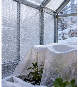 Greenhouse Bubble Insulation vs Row Cover: Insulate the House or the Plants? editorial greenhouse equipment image